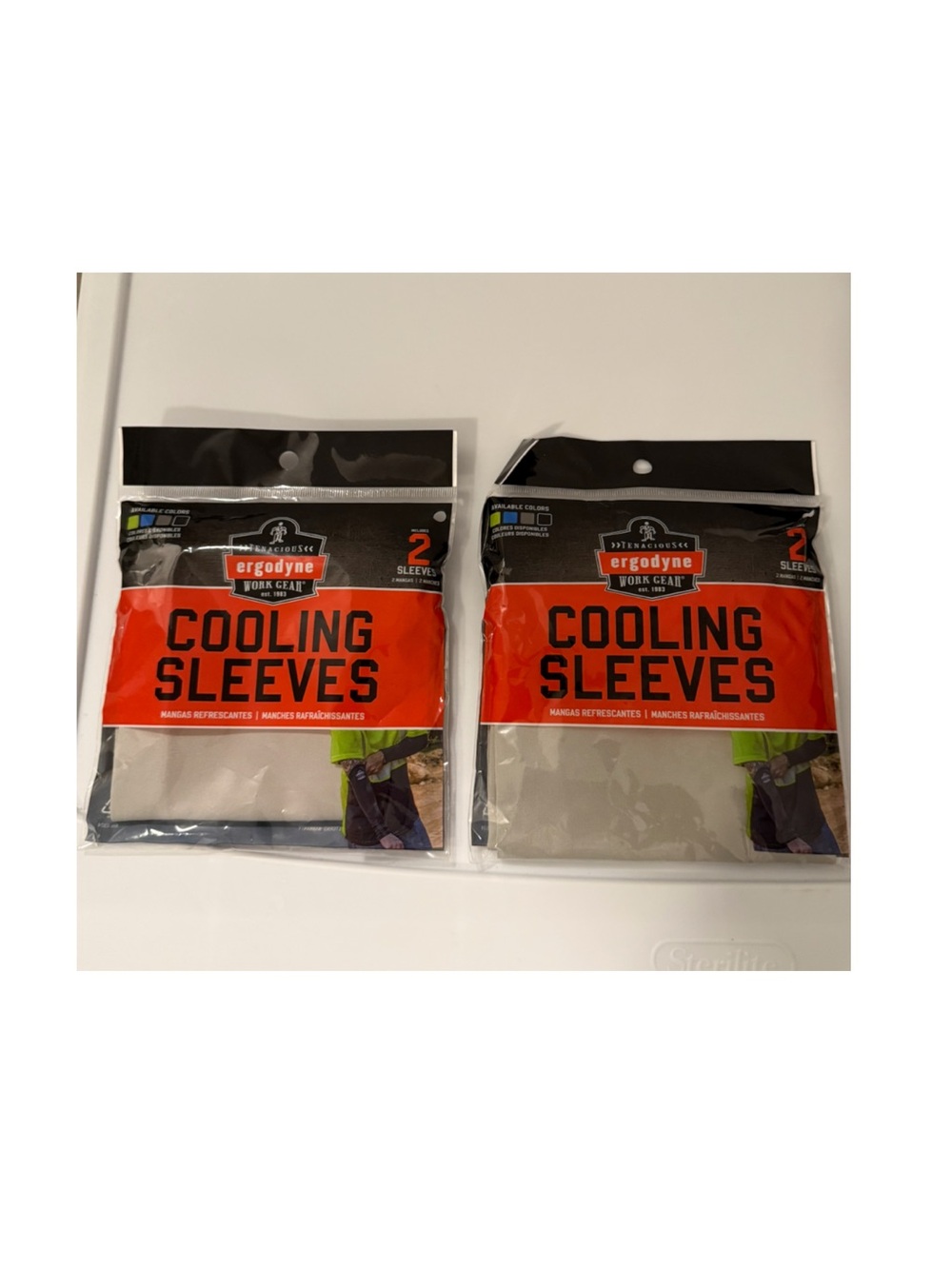 Ergodyne Work Gear Men’s Cooling Sleeves Size Large